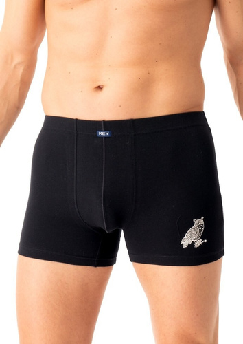 Calzoncillos bóxer para hombre MXH 703 Key negro - algodón, cómodos, en una elegante caja