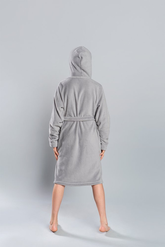 Mimas Albornoz para hombre con capucha Italian Fashion- grafito