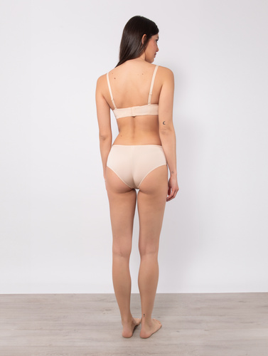 2550 Sujetador bandeau - acolchado, liso, con tirantes amovibles Sielei beige