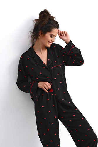 Rolling In Love Sensis pijama de mujer - negro