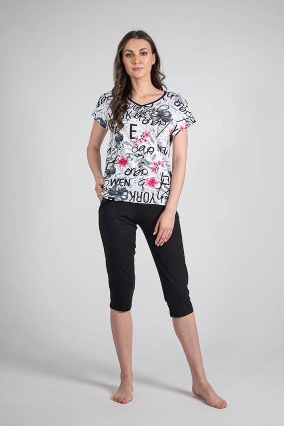 676 Soled Pijama de señora Forex - blanco