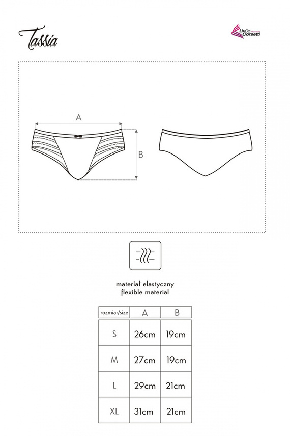 Tassia LC 6053 Braga de mujer LivCo Corsetti Moda blanco