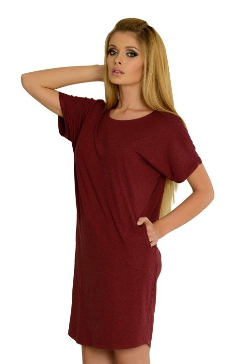 523 Camisón Paula kr. manga - aciano