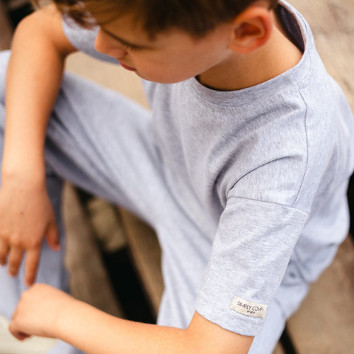 Camiseta infantil oversize Eevi Simply Comfy 100% algodón