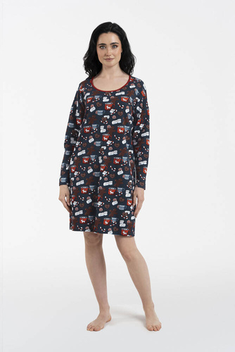 Makala camisón Moda Italiana - estampado