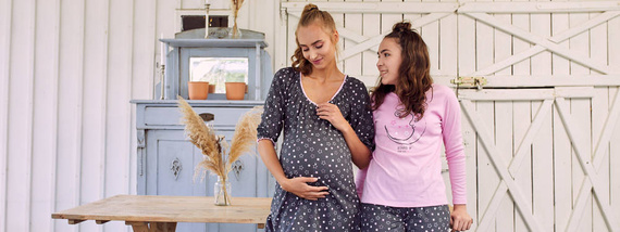 Camisón manga 3/4 Antilia Moda Italiana - estampado