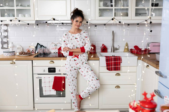 Pijama para mujer Samantha Sensis -ecru