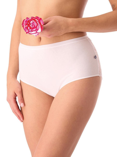 Braga mujer LPF 112 Key maxi bikini de algodón – ajuste estable, pack de 2