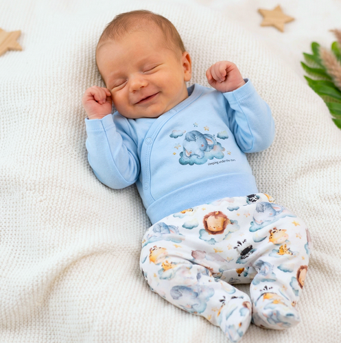 ABN-5612 Semi-cama para bebé Little Dreamers Nini de algodón orgánico - comodidad, seguridad, ecológica