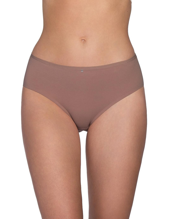 Lama LC-1607 BI Braguitas de mujer de algodón bikini negras Mocca 2 unidades