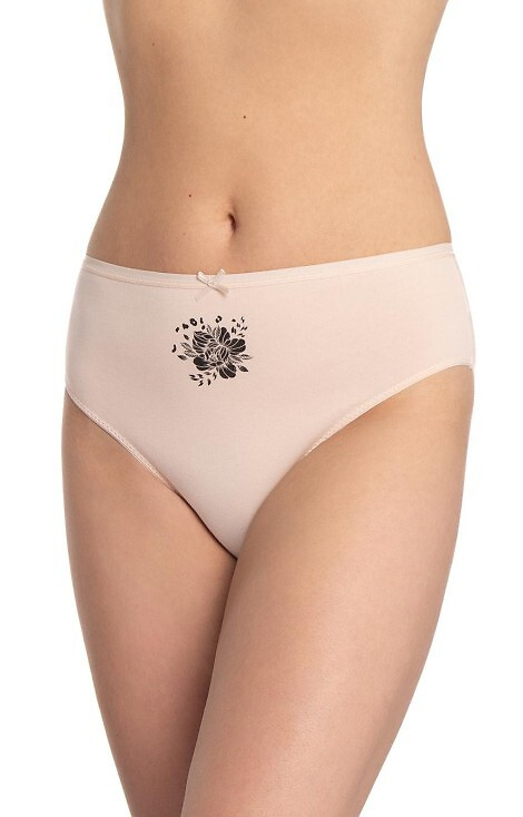 L-127BI-31 Pack de 3 braguitas Lama para mujer, algodón, corte clásico