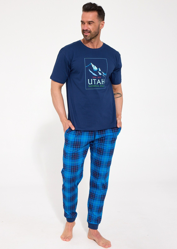 Pijama para hombre Cornette 462/333 Utah 2 100% algodón Pantalones largos