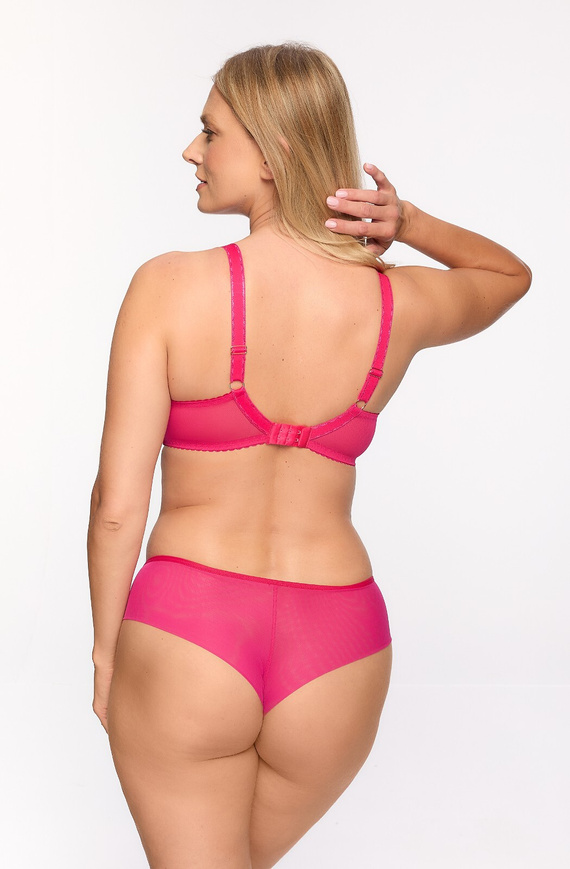BS 1294 Sujetador Cintia Soft de Gaia - fucsia-turquesa, diseño S16, encaje y tul