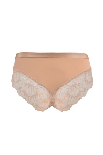 Mediolano Selena 19265 Braguitas Beige de Encaje Alta Comodidad