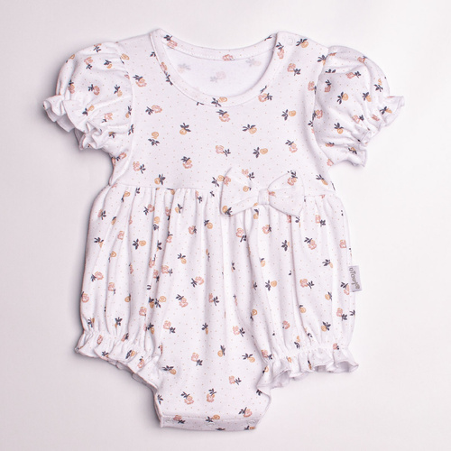Nicol 220153 pelele bebé niña algodón floral con volantes