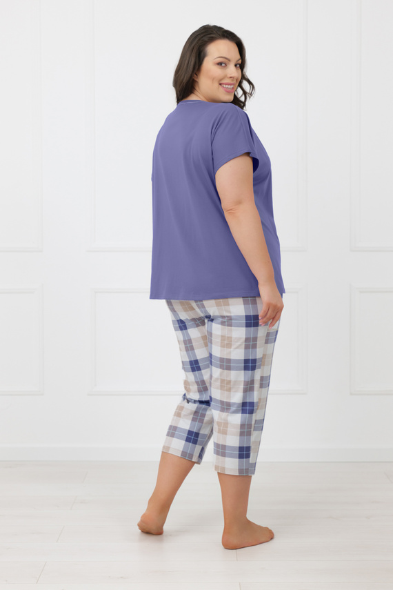 Pijama mujer Rima Italian Fashion 100% algodón manga corta 3/4