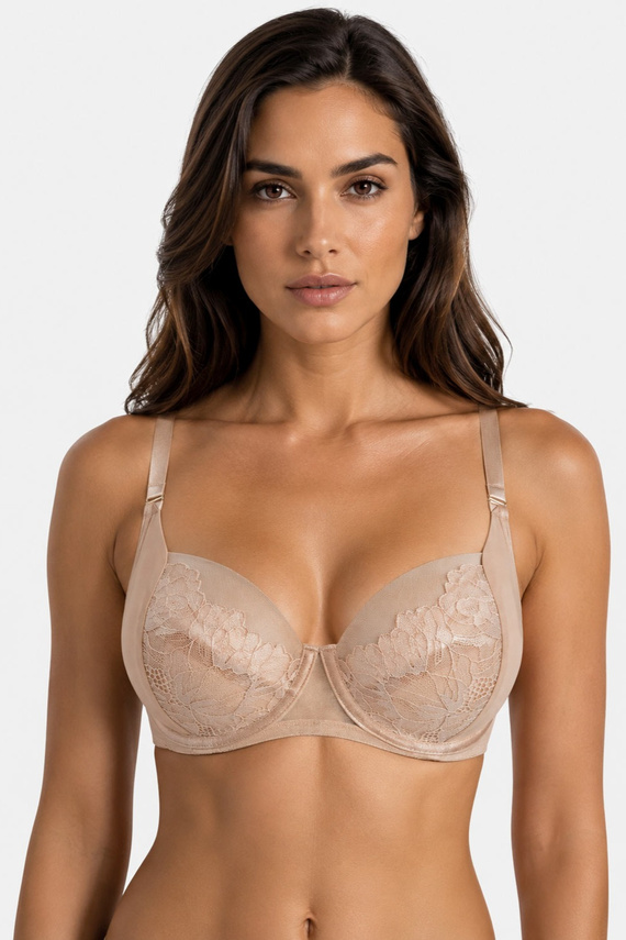 Mediolano Selena Soft 19265 Sujetador soft de encaje beige