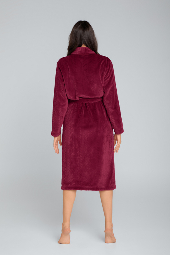 Bona Bata polar señora Moda Italiana - granate