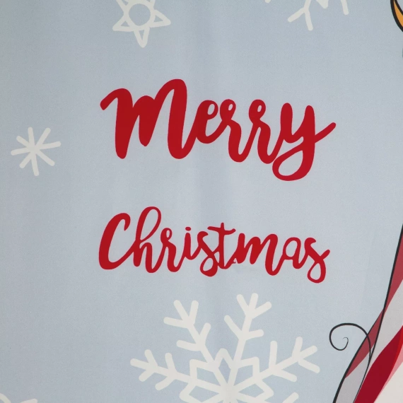 Beiner Ropa de cama de Navidad de microfibra Eurofirany - gnomo, gris, suave y de secado rápido