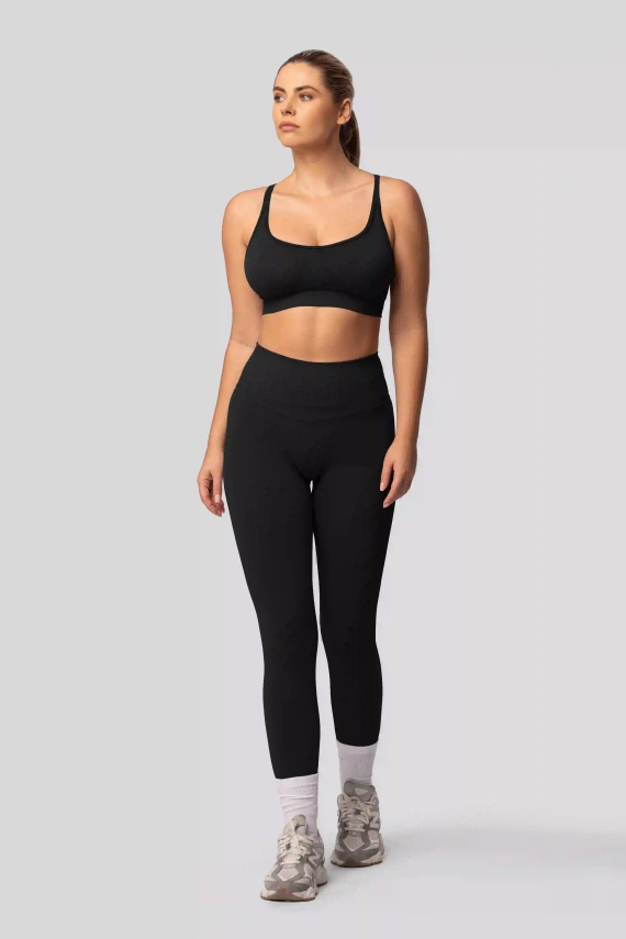 Leggings push-up Spaio PRO cintura alta opacos moldeadores black
