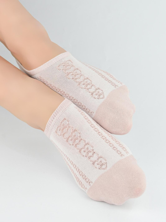 Calcetines invisibles mujer Noviti ST095 – algodón, silicona en talón