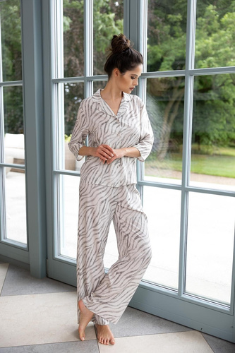Sensis Emory 7/8 beige – pijama mujer 100% viscosa