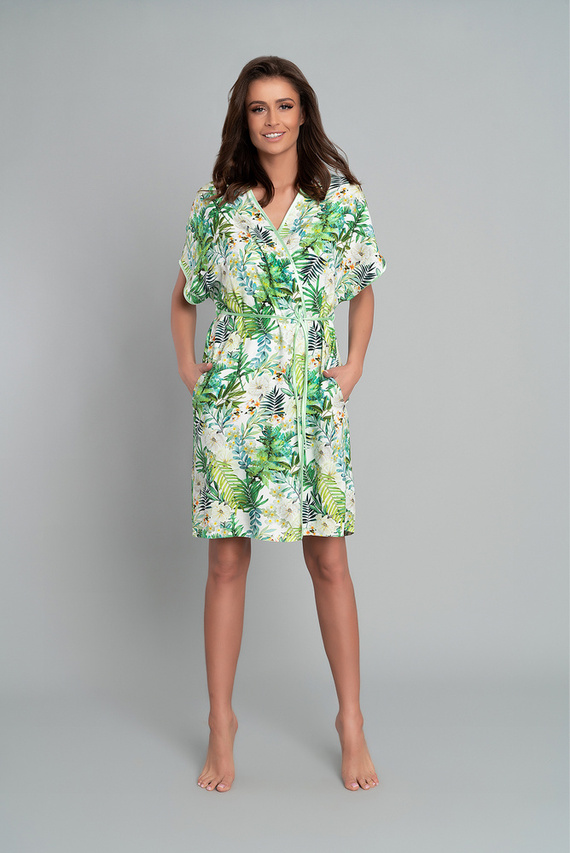 Florina Albornoz de mujer Moda Italiana - estampado de hojas