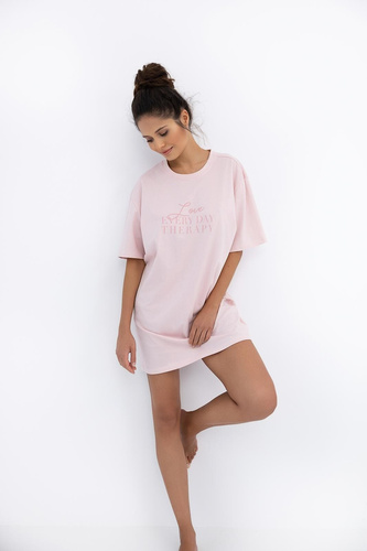 Camisón Annabelle Sensis - Algodón, rosa, con inscripción | Comodidad y estilo