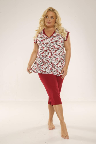 489/491 Pijama Mia Mujer Tallas Grandes Forex - rojo