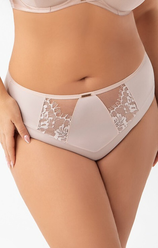 Figs K 938 Evia Gorsenia beige - bragas elegantes con bordado para un conjunto
