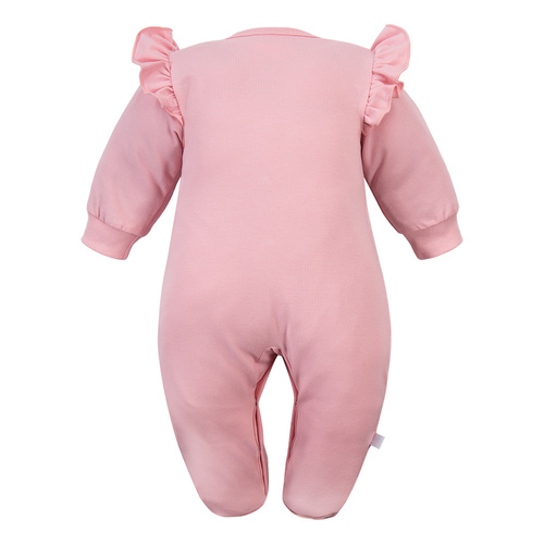 Pelele bebé Eevi Cherry con pies algodón suave cómodo