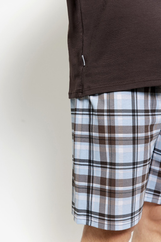 Taro 3578 Marcello pijama hombre algodón marrón