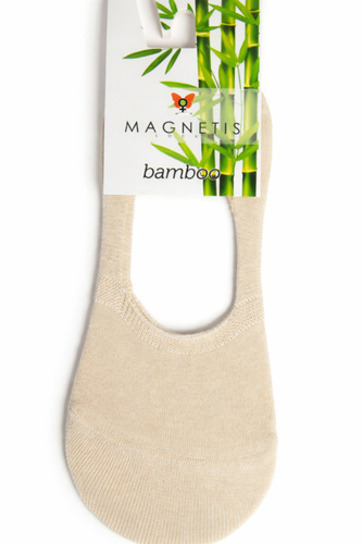 Calcetines invisibles bailarina Bamboo Magnetis 251145 cómodos beige