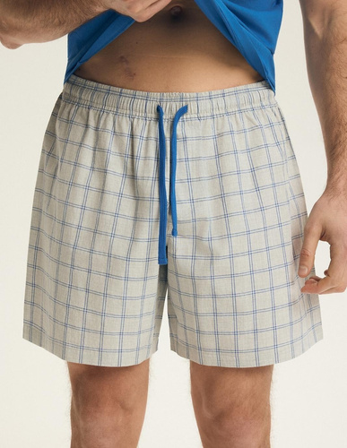 Pijama hombre Henderson 43453 Nori azul – 100% algodón, verano