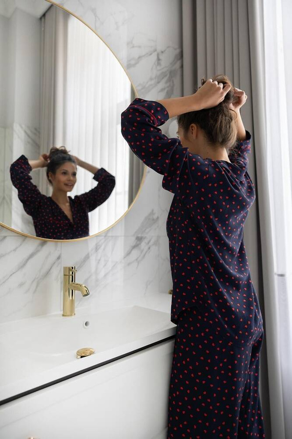 Sophia Pijama de mujer Sensis - azul marino