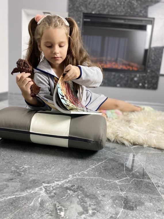 374 / 375 Albornoz infantil Desiree - gris