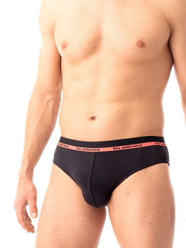 MPP 287 Key calzoncillos hombre negro marrón algodón, 2-pack en caja, comodidad y estilo