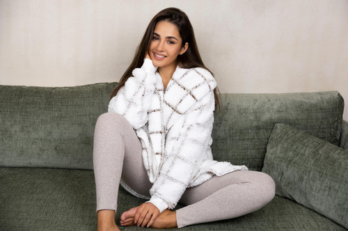 Sensis Delphine Cardigan - rayas blancas