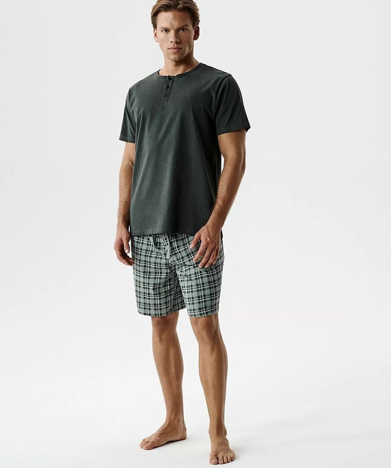 NMP-401 Pijama Hombre Verano 100% Algodón Peach