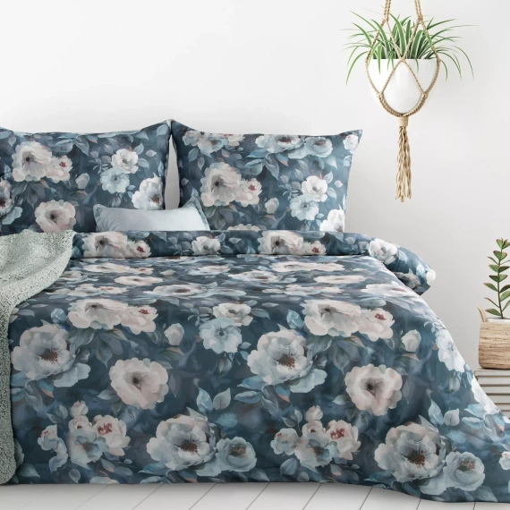 Ropa de cama Kira Design 91 floral reversible suave con cremallera