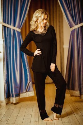 Kapas Conjunto de pijama para mujer Kalimo - negro