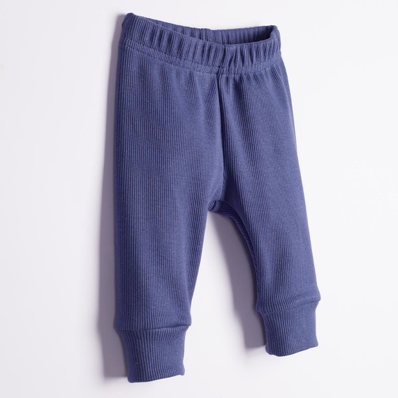 228020 Nicol FARMA Pantalones para bebé azul con rayas elásticos