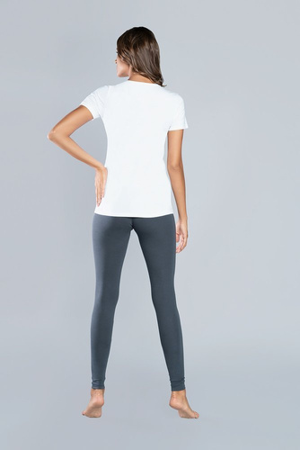 Camiseta de manga corta Ibiza Ladies Italian Fashion - blanca