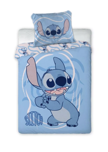 Ropa de cama infantil Faro Lilo i Stitch 100x135 algodón + funda 40x60