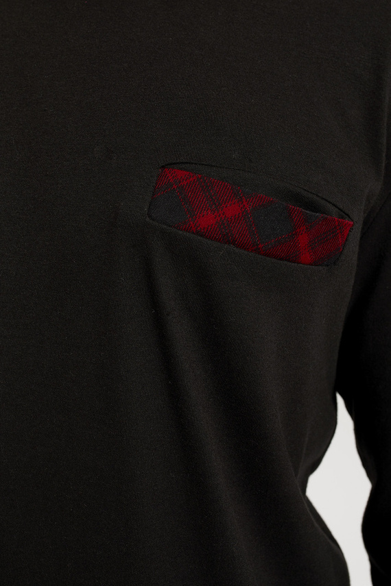 Pijama de hombre Zeman Italian Fashion - negro/estampado