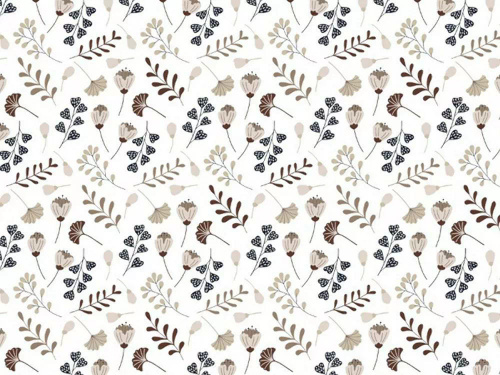 614N Ropa de cama de algodón clásico E24 Extrapościel blanco marrón hojas ramitas- 100% algodón, duradero, colorido, juego de 2 piezas