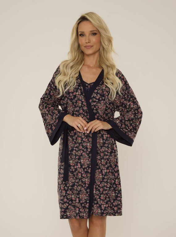468 Bata de mujer Mia Forex - azul marino