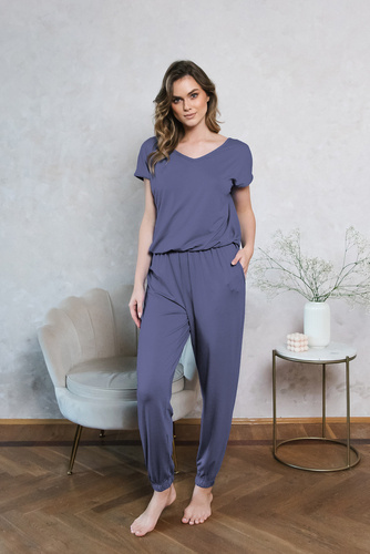 Mono Paramo Mujer Moda Italiana - azul