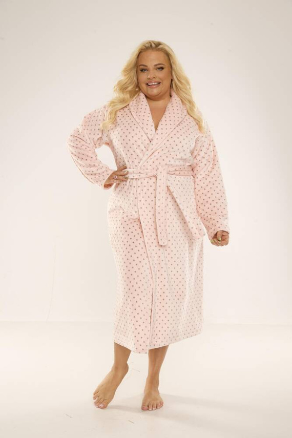 548 Albornoz largo de mujer Melanie Forex - Salmón