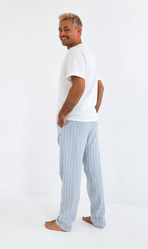 Pijama de hombre David Sensis - perla